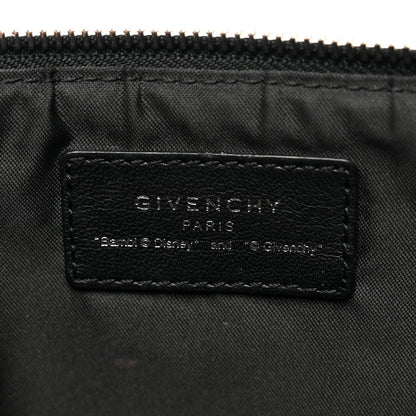 Givenchy Textured Coated Canvas Bambi Print Cosmetic Pouch Black 6 of 7