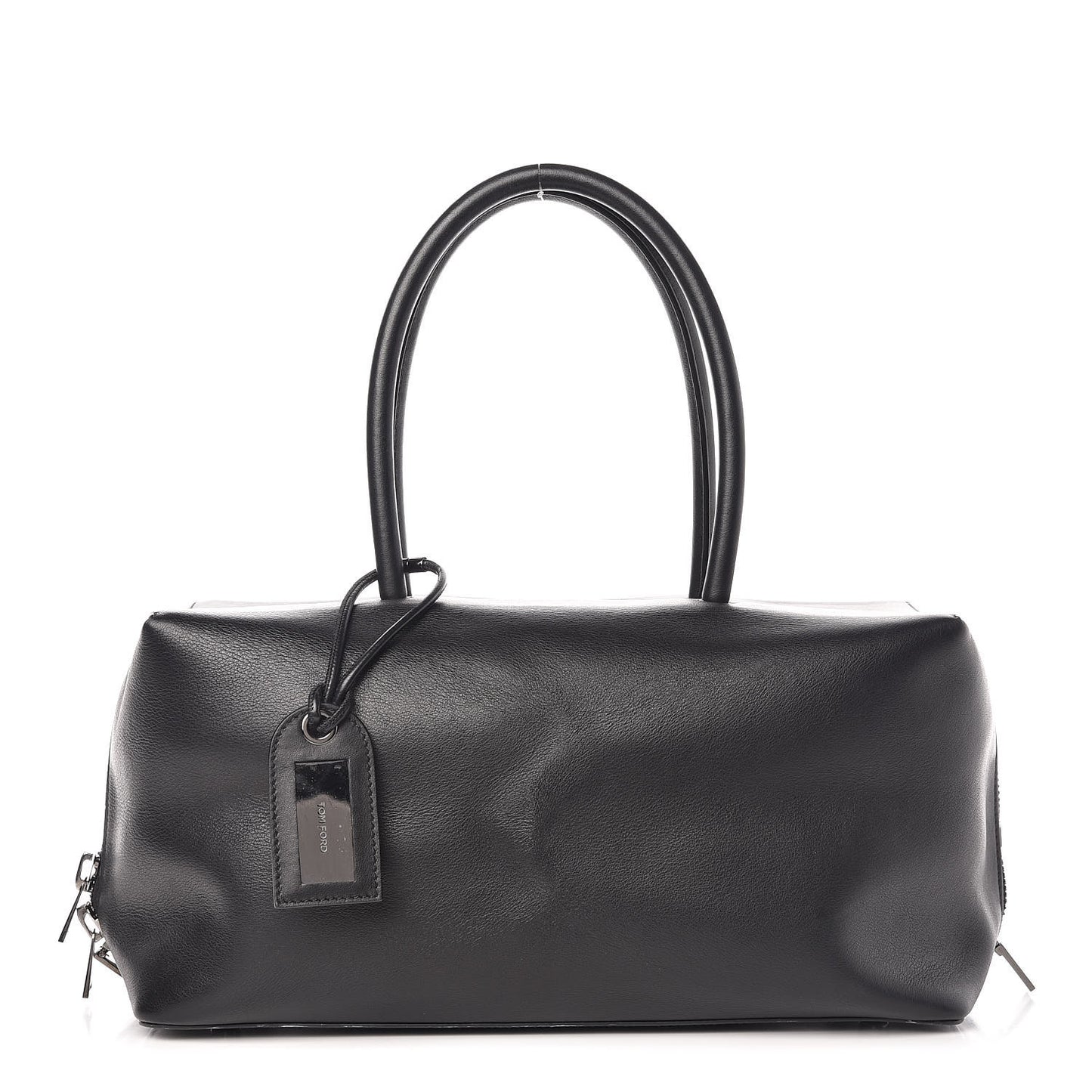 Calfskin Satchel Black