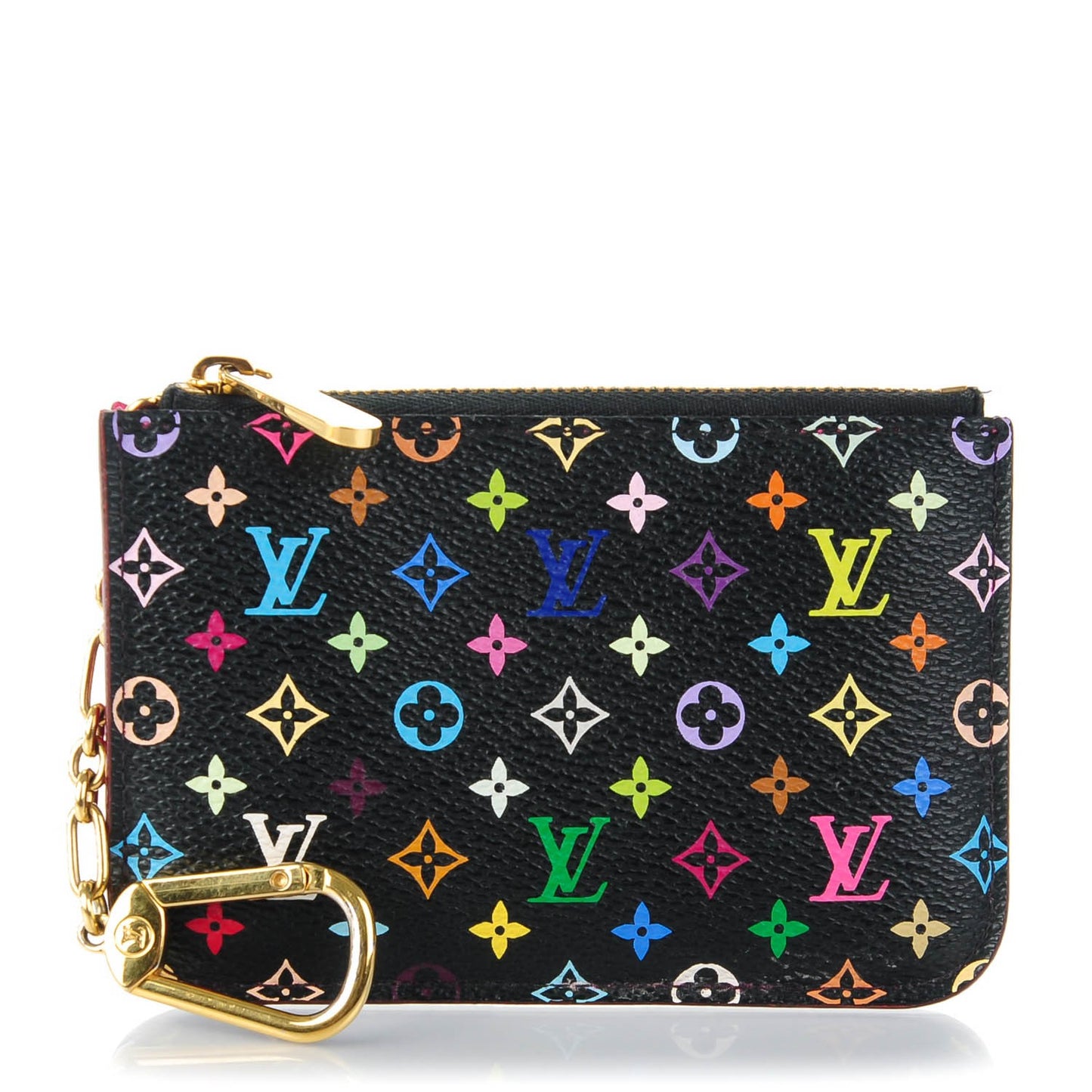 Monogram Multicolor Key Pouch Black Grenade