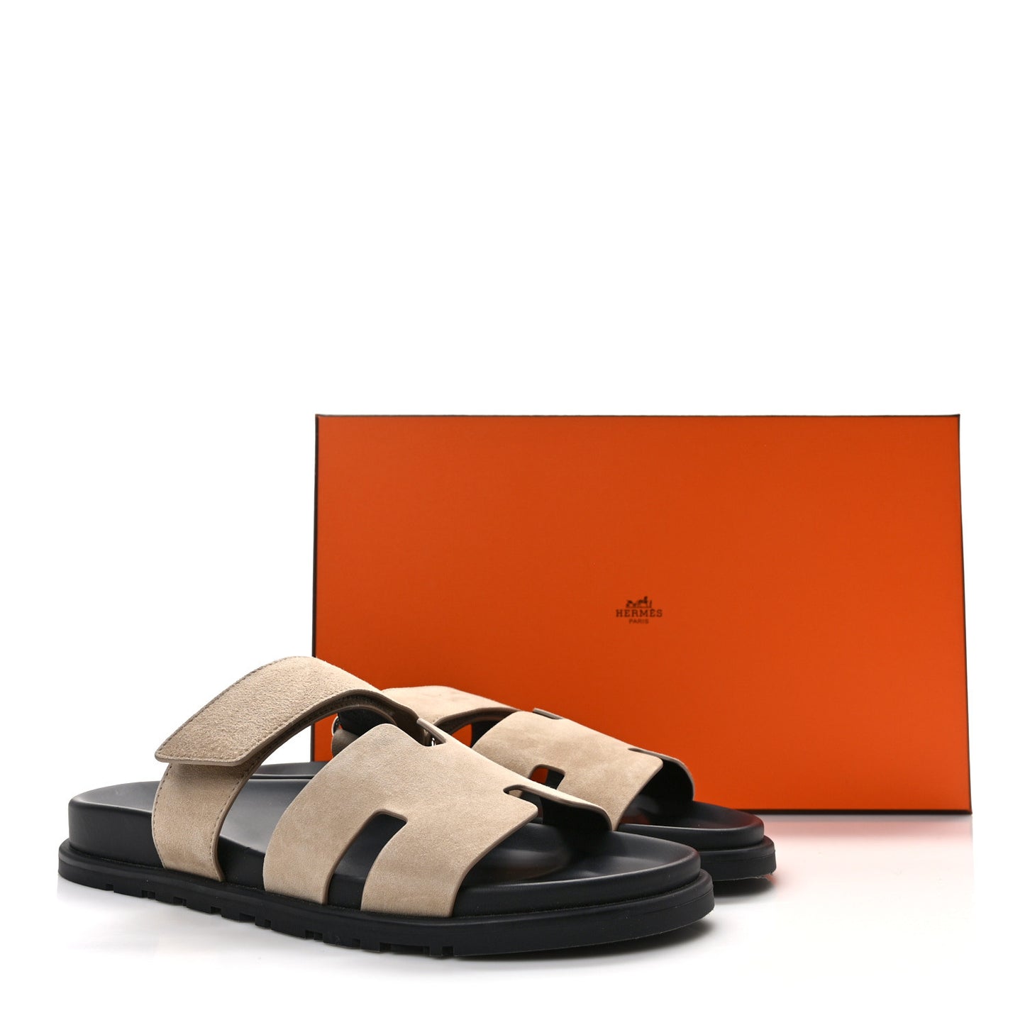 Suede Goatskin Womens Chypre Sandals 41 Etoupe