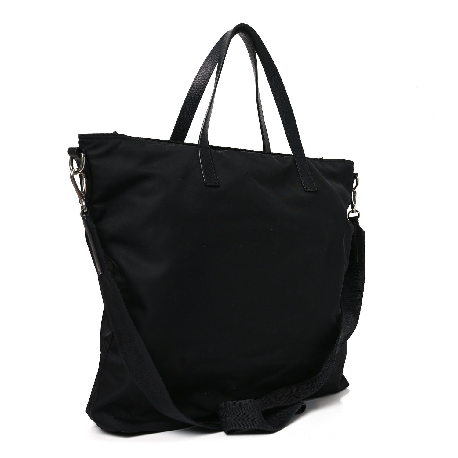 Prada Tessuto Nylon Tote Black 3 of 10