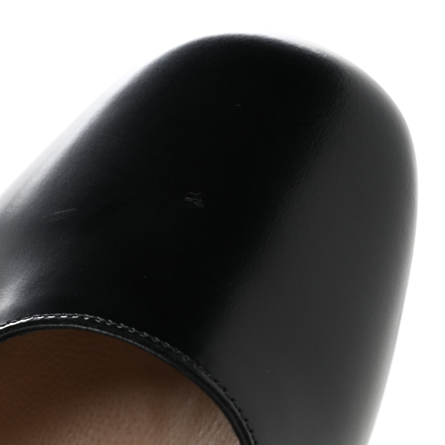 Brushed Calfskin Uniform 30mm Pumps 36.5 Black