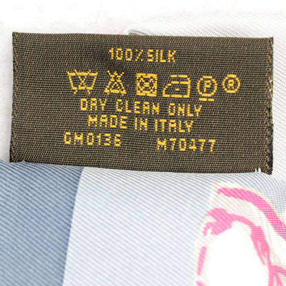 Louis Vuitton Silk Chess Bandeau Blue Ciel 5 of 5