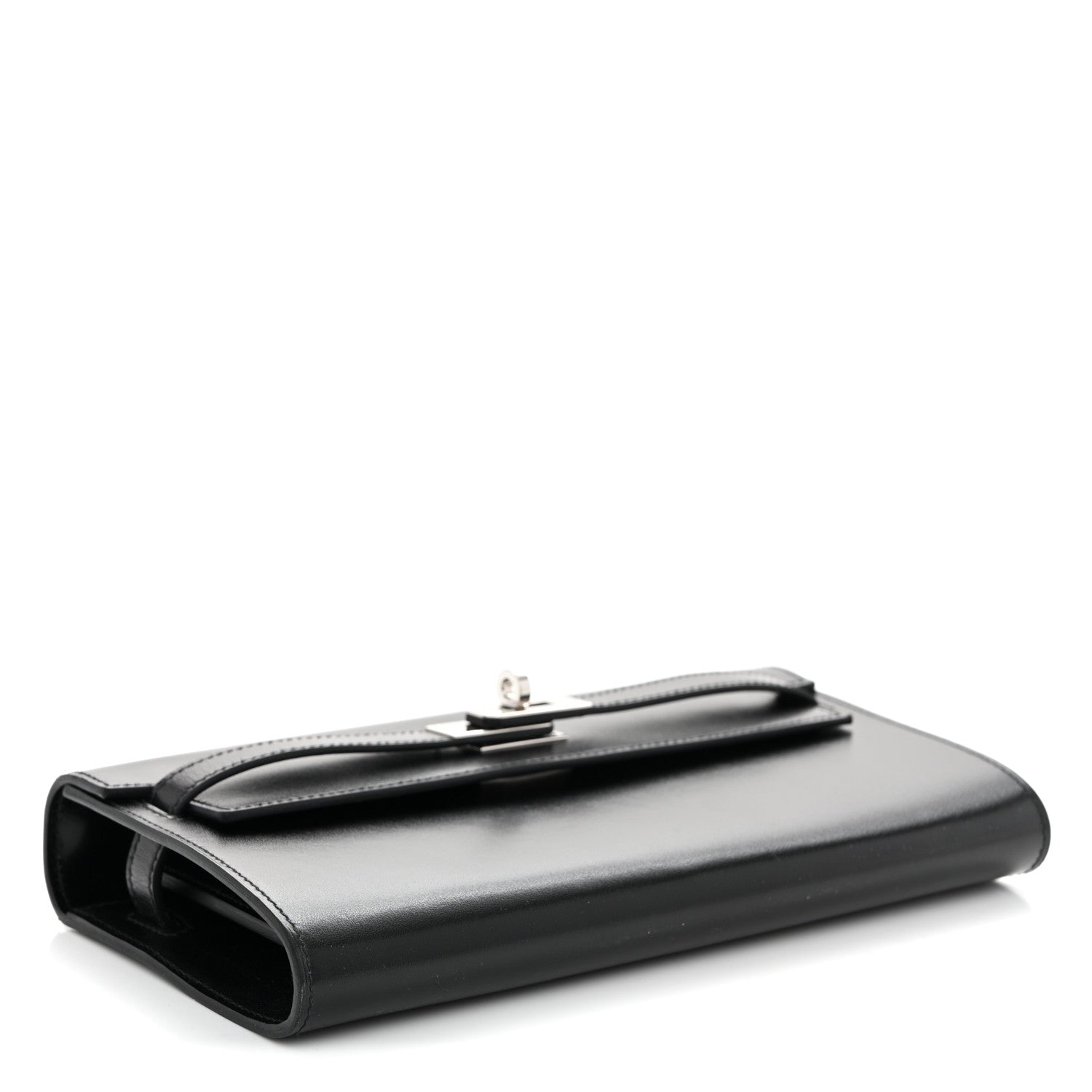 Hermes Box Kelly Wallet To Go Black 4 of 9