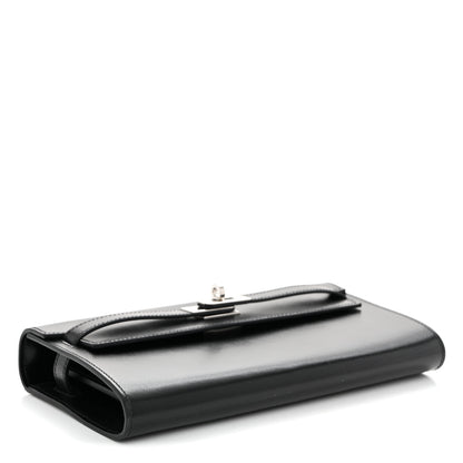 Hermes Box Kelly Wallet To Go Black 4 of 9