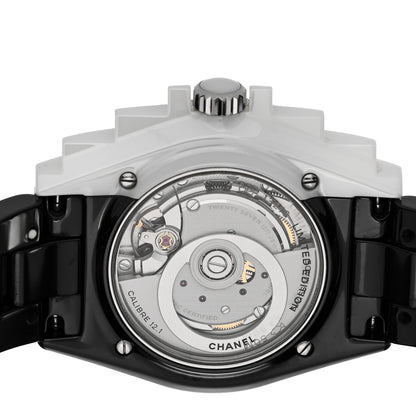 Chanel Stainless Steel Ceramic 38mm J12 Cybernetic Automatic Watch Black 4 of 5