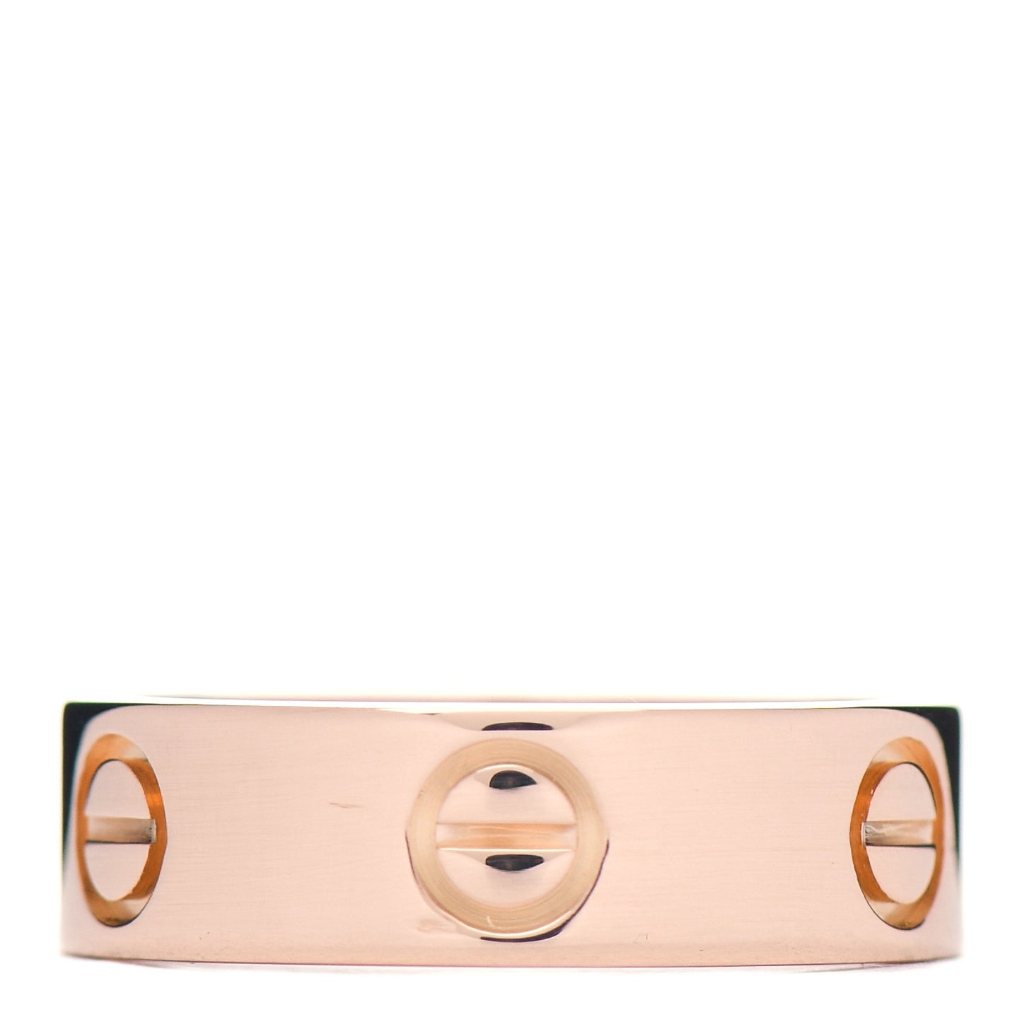18K Pink Gold 5.5mm LOVE Ring 52 6