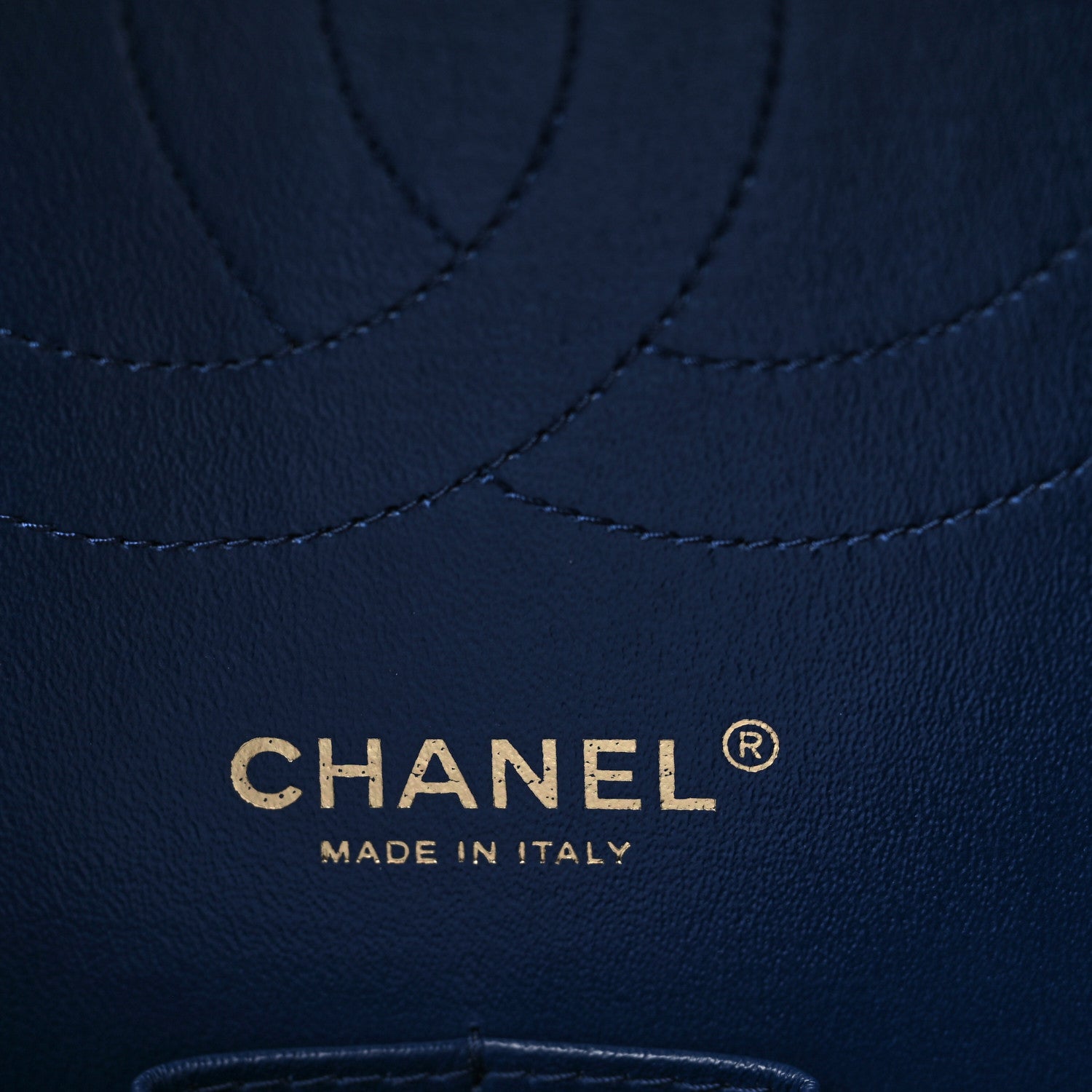Chanel Caviar Quilted Jumbo Double Flap Navy Blue 5 of 10