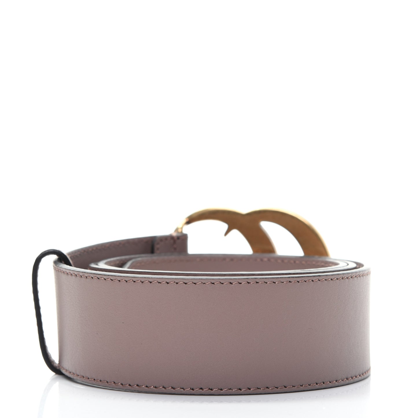 Calfskin Double G 40mm Belt 85 34 Porcelain Rose