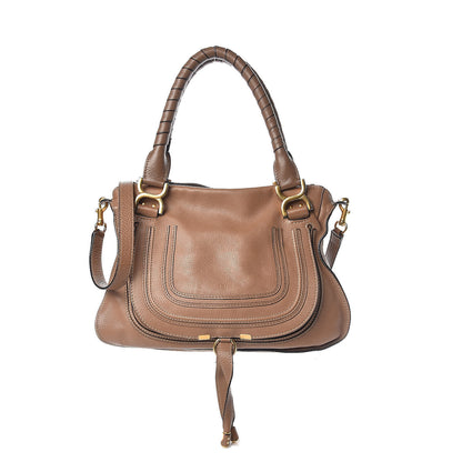 Chloe Calfskin Medium Marcie Satchel Nut 1 of 10