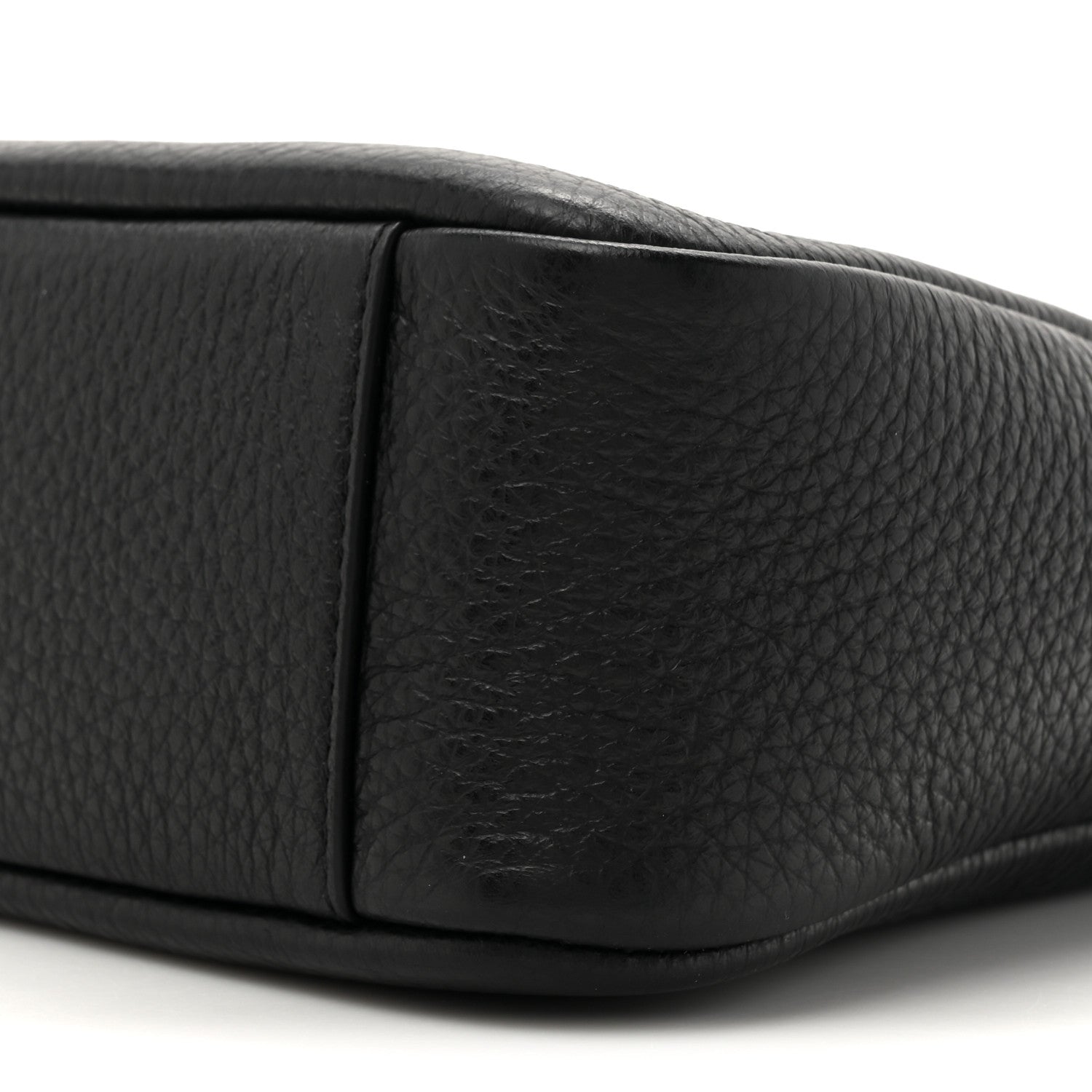 Saint Laurent Smooth Calfskin Baby Le 5 A 7 Soft Hobo Black 10 of 11
