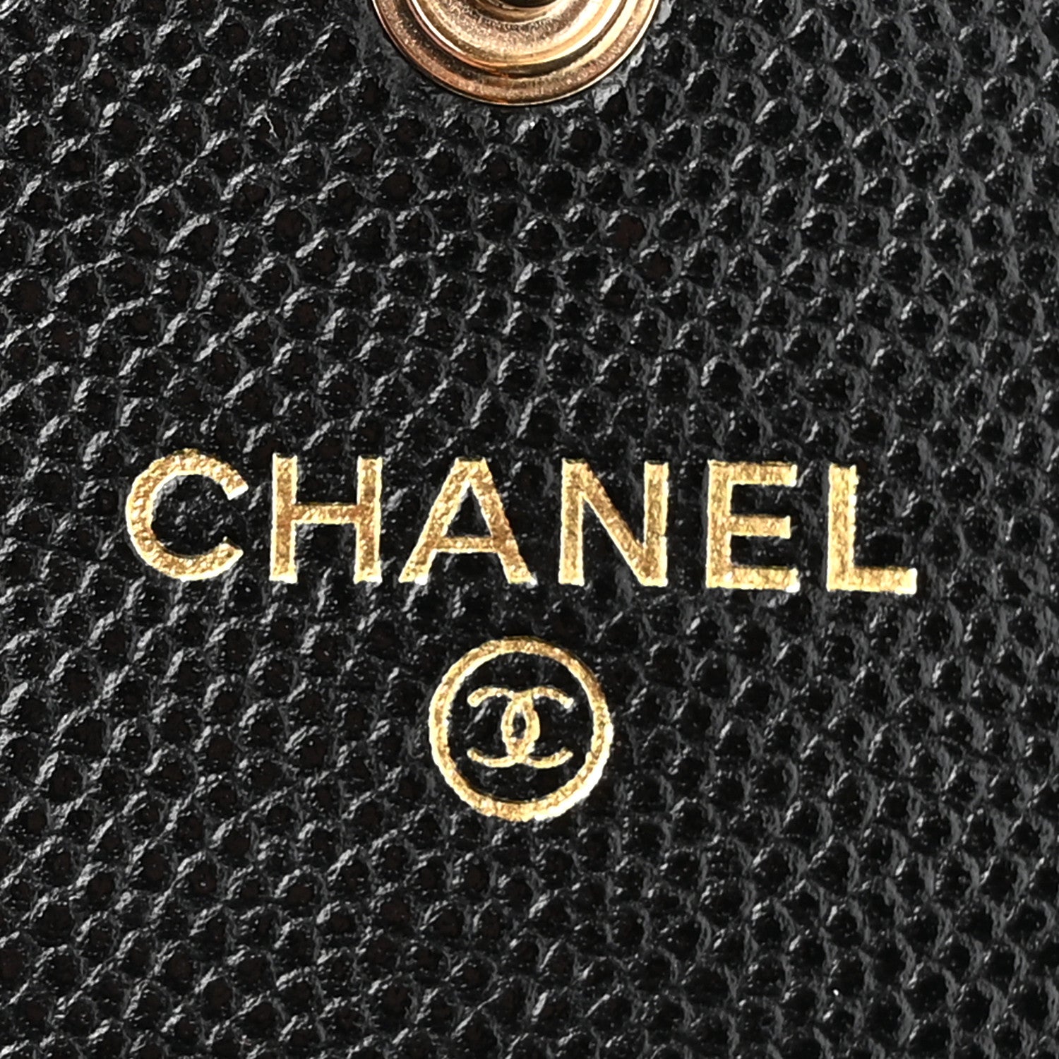 Chanel Caviar Quilted Crystal CC Large Gusset Flap Wallet Black 6 of 10