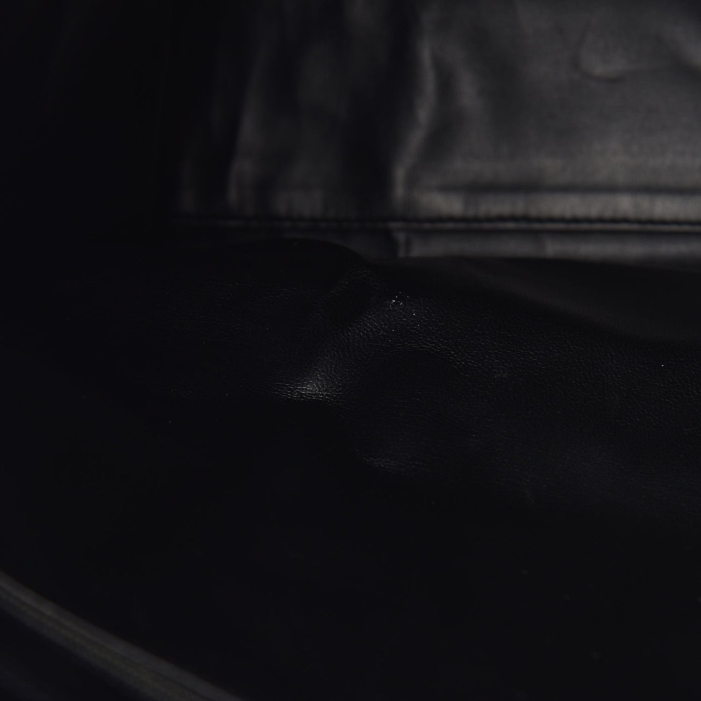 Calfskin Stitched XL Weekender Black