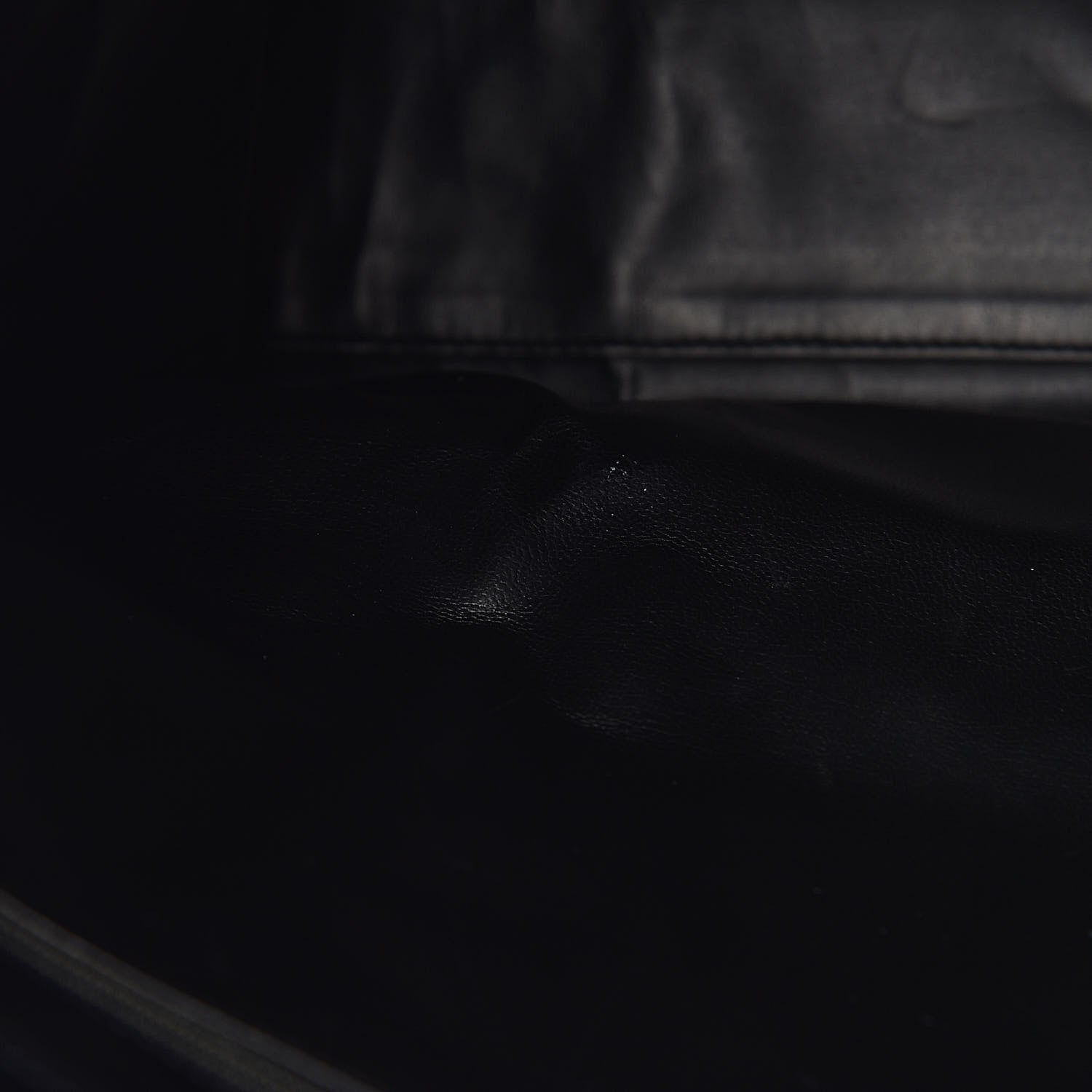 Chanel Calfskin Stitched XL Weekender Black 10 of 14