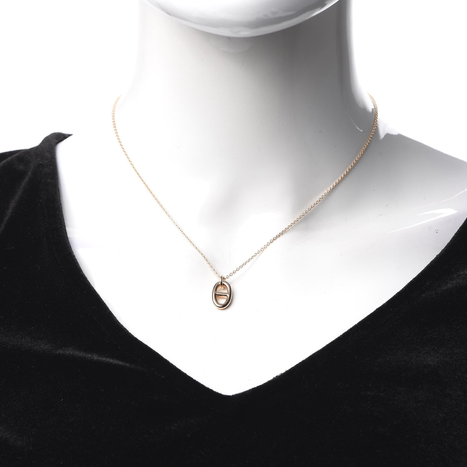 Hermes 18K Rose Gold PM Farandole Pendant Necklace 2 of 6