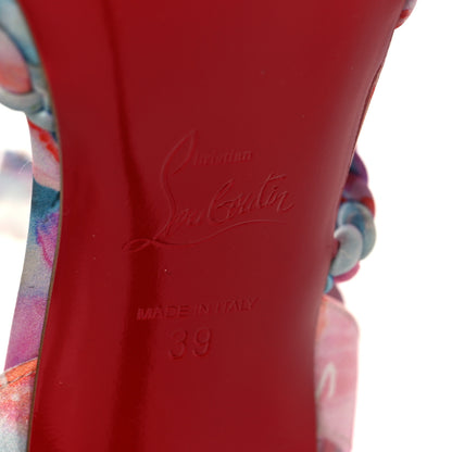 Christian Louboutin Satin Braided Sandal Multicolor 39 7 of 8