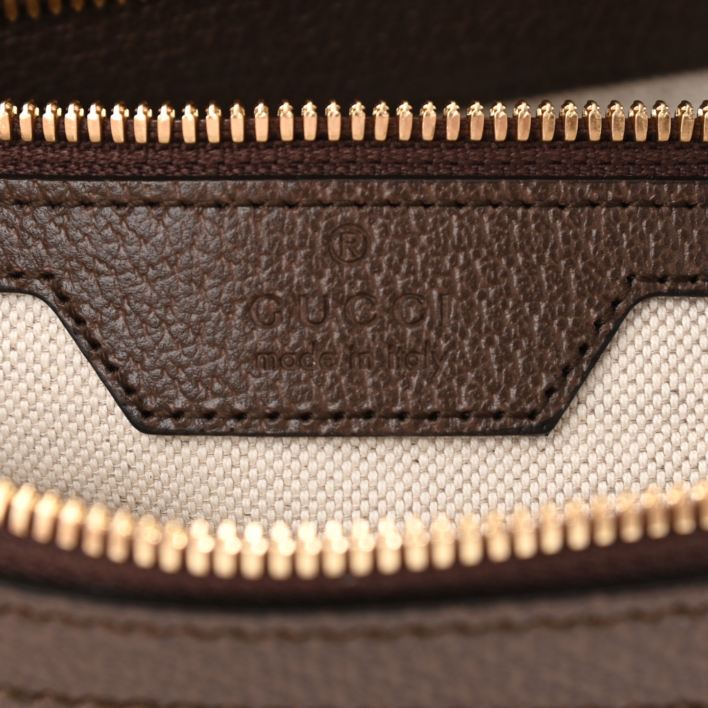 Monogram Jumbo GG Textured Dollar Calfskin Web Messenger Shoulder Bag Camel Ebony New Acero