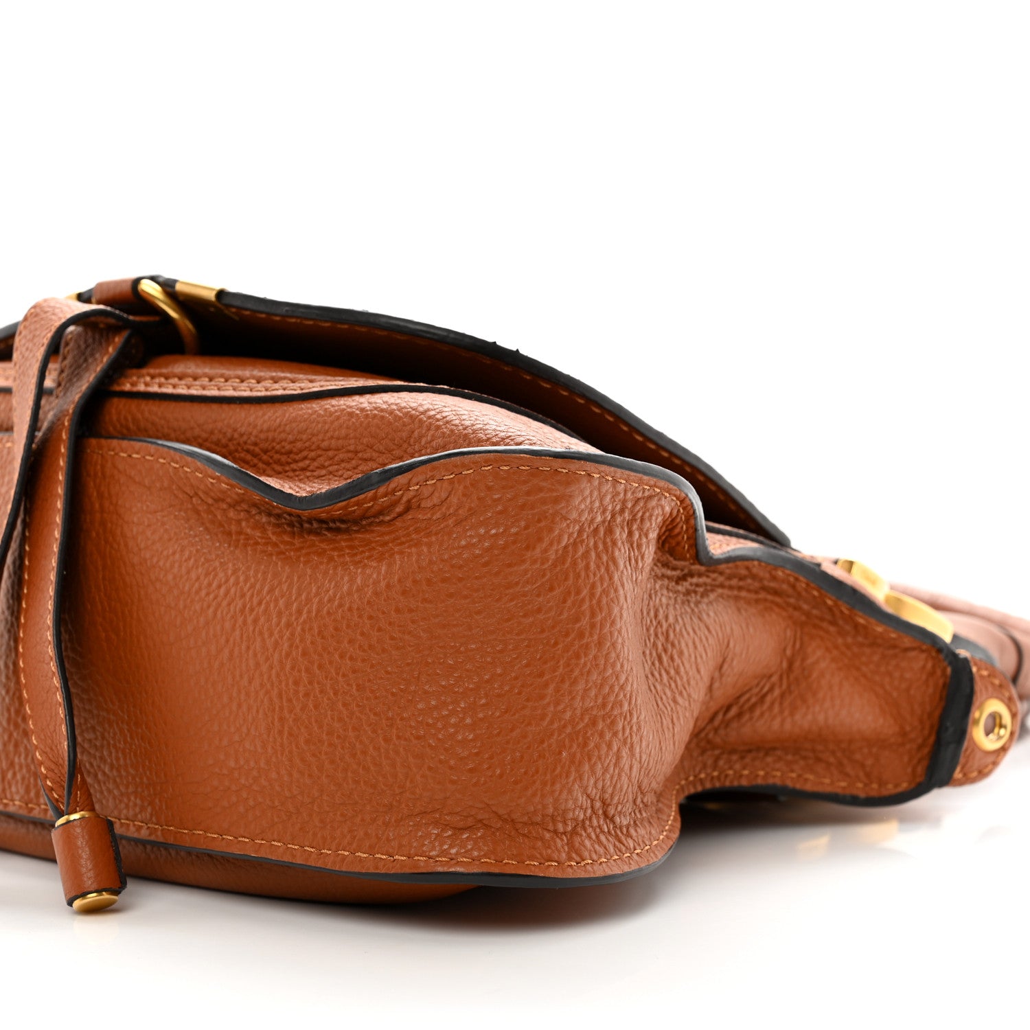Chloe Calfskin Small Marcie Satchel Tan 9 of 10