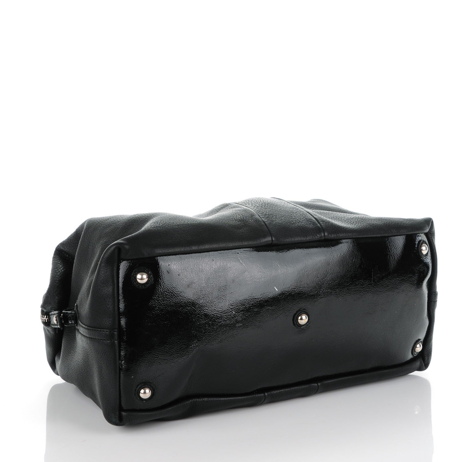 Saint Laurent Pebbled Lambskin Medium Easy Sac Black 4 of 17