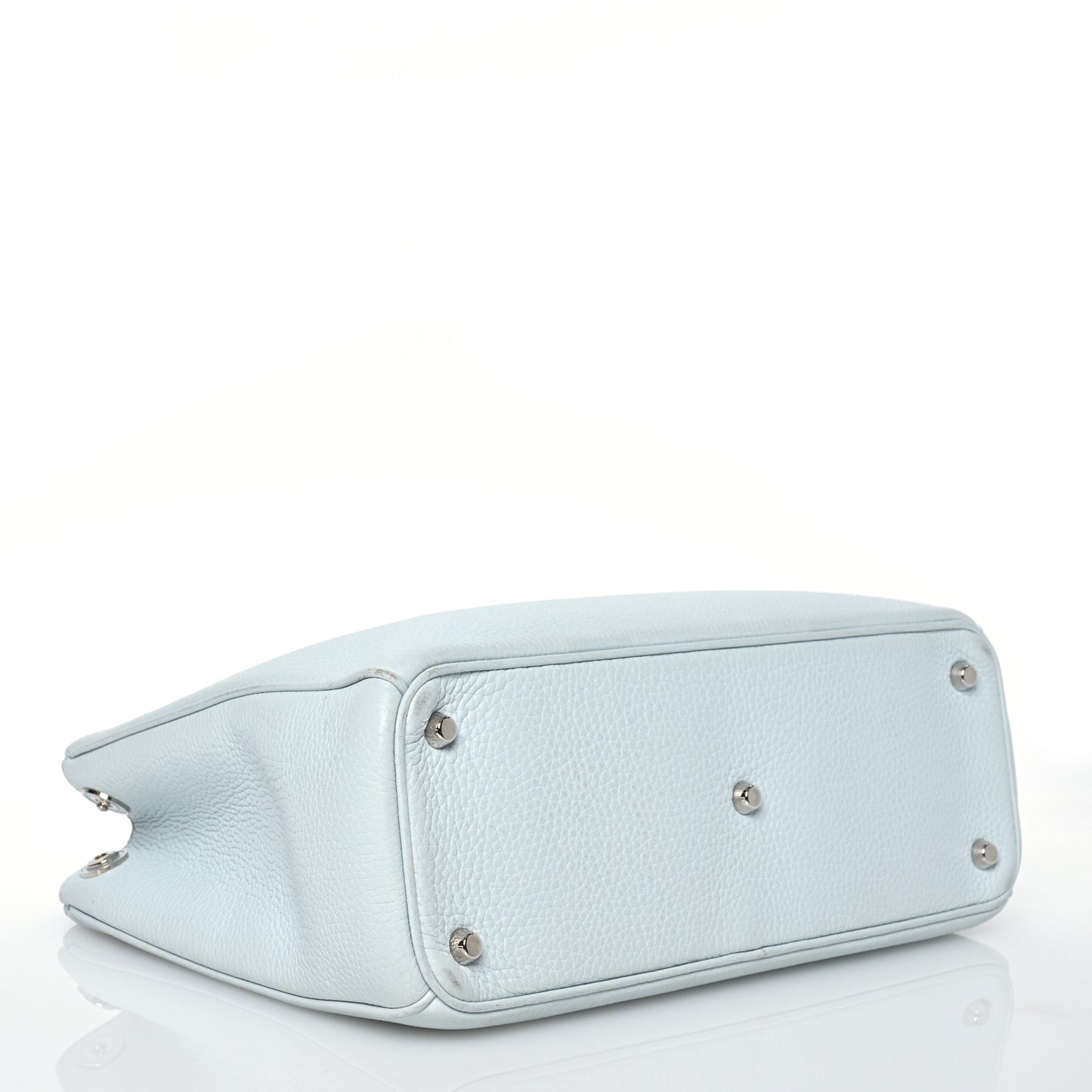 Bullcalf Medium Diorissimo Tote Sky Blue Pink