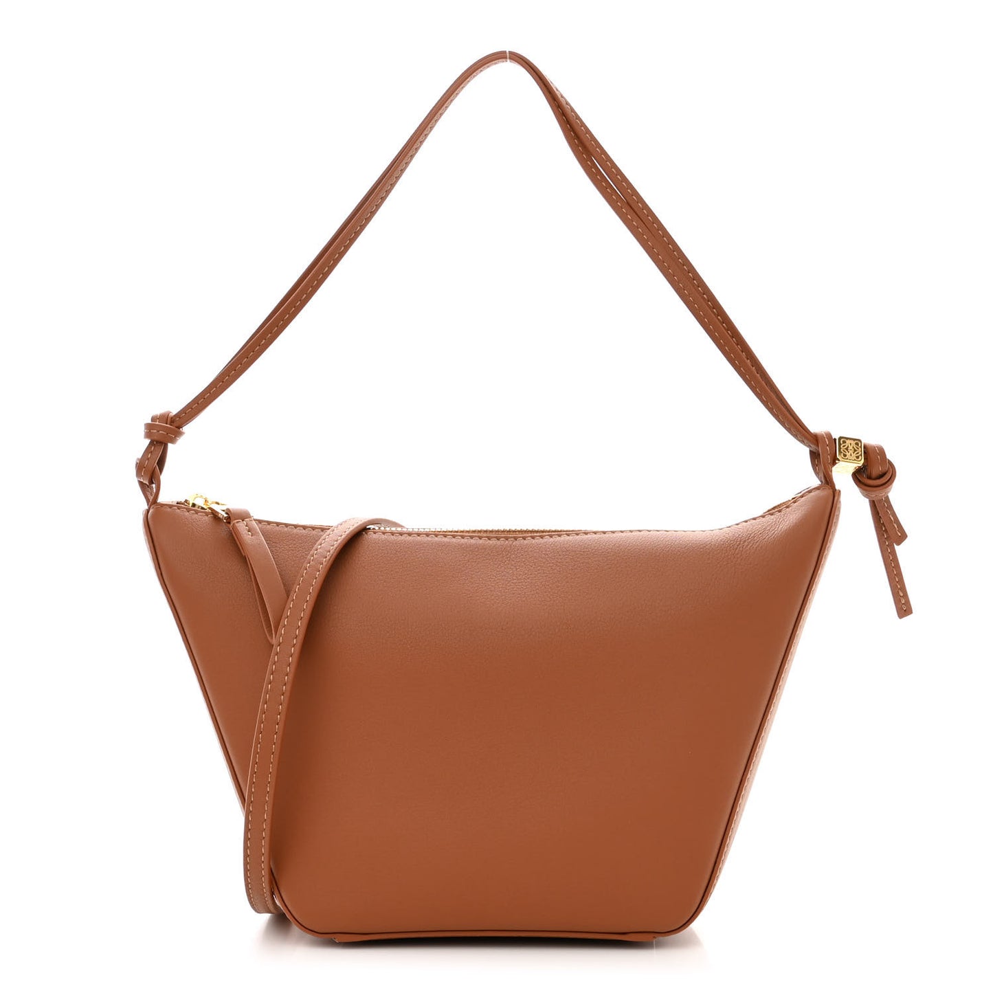 Calfskin Mini Hammock Hobo Tan
