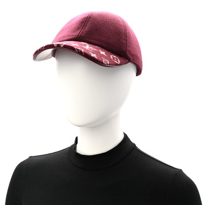 Louis Vuitton Wool Silk Monogram Endless Cap L Bordeaux 2 of 8