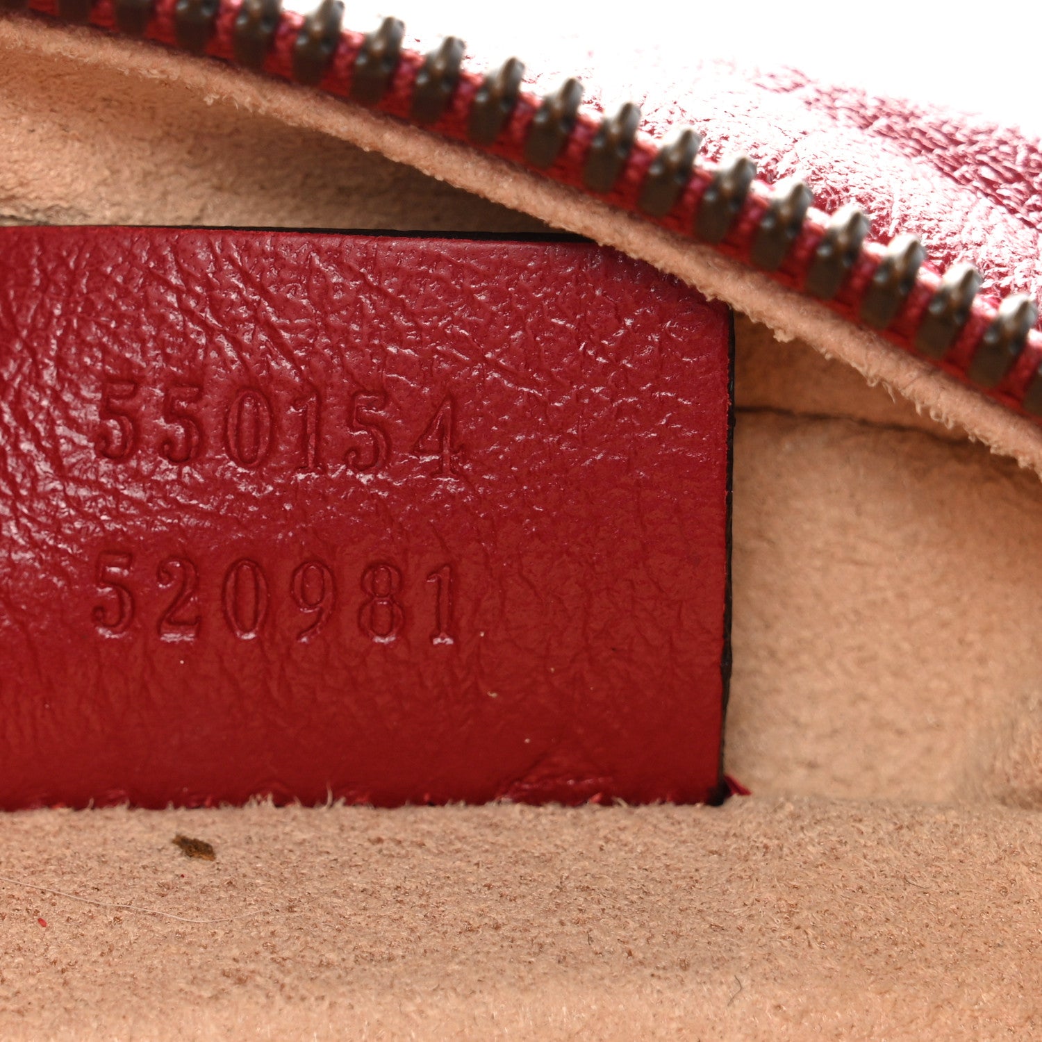 Gucci Glazed Calfskin Matelasse Heart Mini GG Marmont Round Shoulder Bag Romantic Cerise 7 of 10