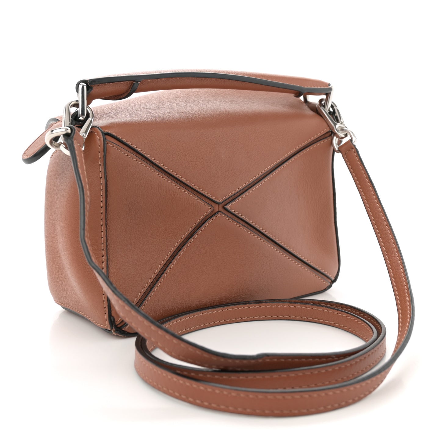 Calfskin Mini Puzzle Bag Tan