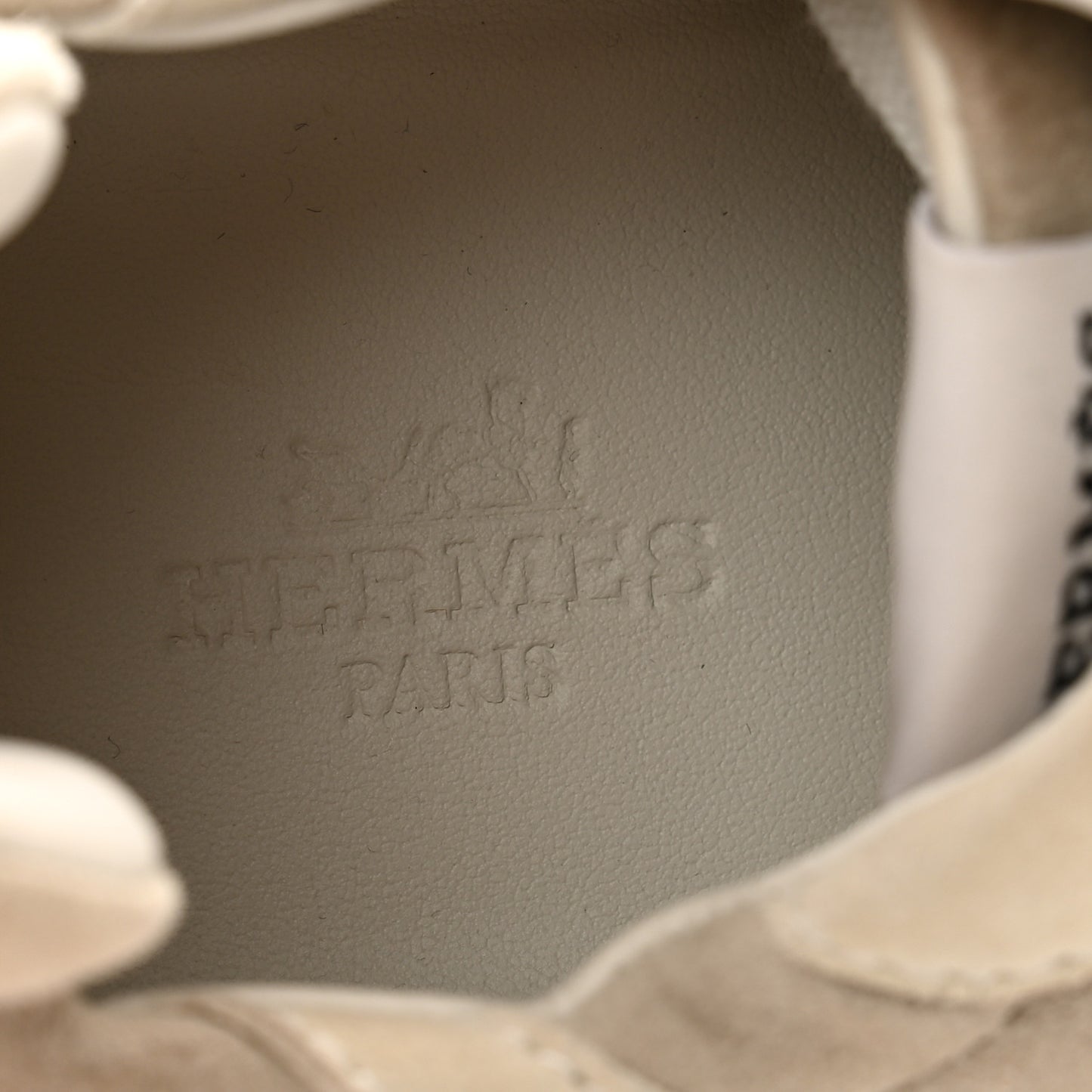 Suede Goatskin Jet Sneakers 37 Beige Esquisse Glaise
