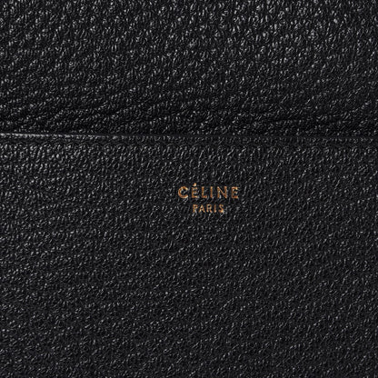 Celine Soft Grained Calfskin Sangle Bucket Bag Black 6 of 8
