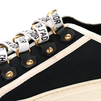 Christian Dior Canvas Walk'N'Dior Low Top Sneakers 36.5 Black 11 of 11