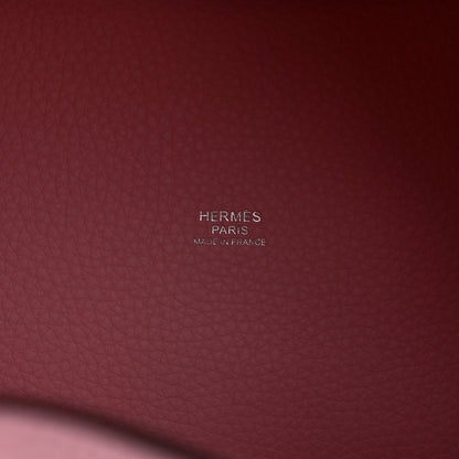 Hermes Taurillon Clemence Picotin Lock 18 PM Rose Sakura 6 of 10
