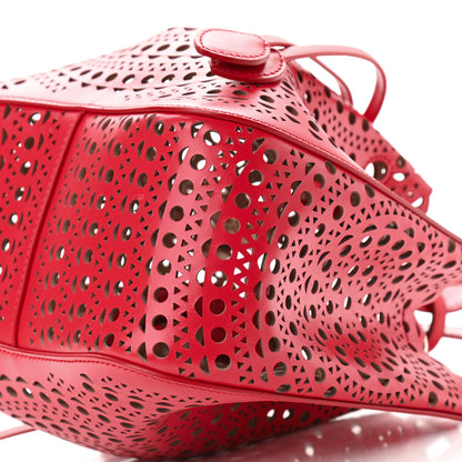 Alaia Calfskin Vienne Rose-Marie 19 Bag Red 8 of 8