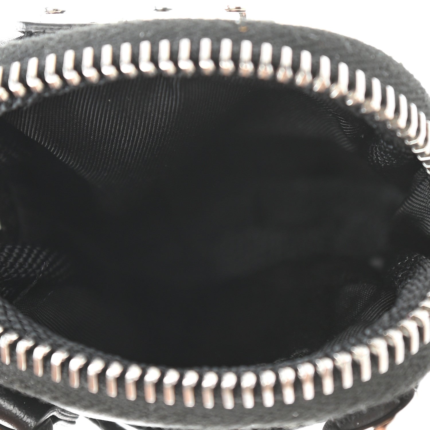 Prada Tessuto Nylon Mini Pouch Black Purse Black 5 of 7