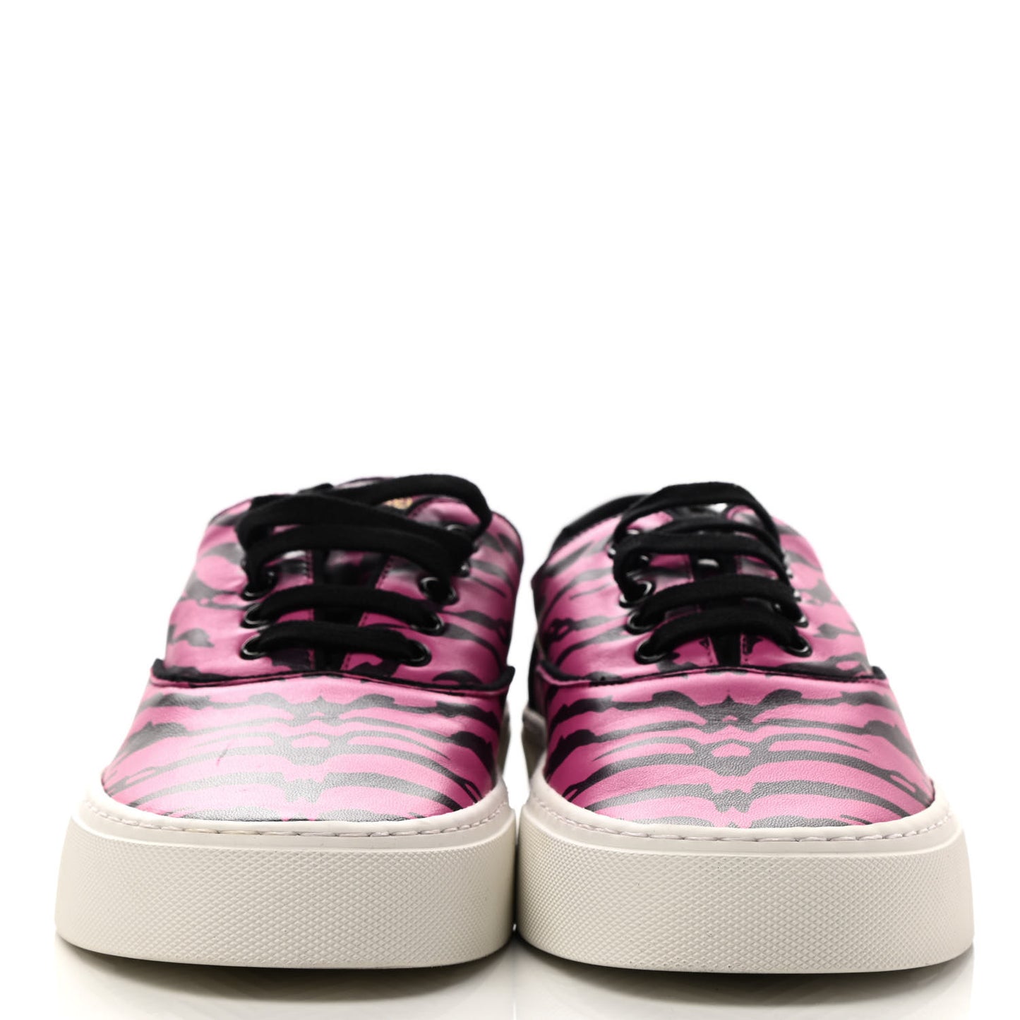 Nappa Zebra Venice Sneakers 40 Fuchsia Black