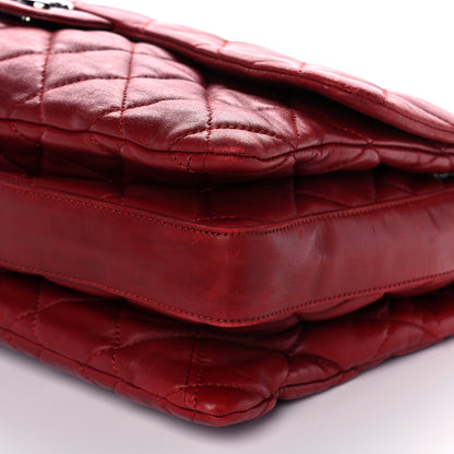 Chanel Lambskin Quilted Chanel 3 Maxi Flap Bag Red 9 of 9