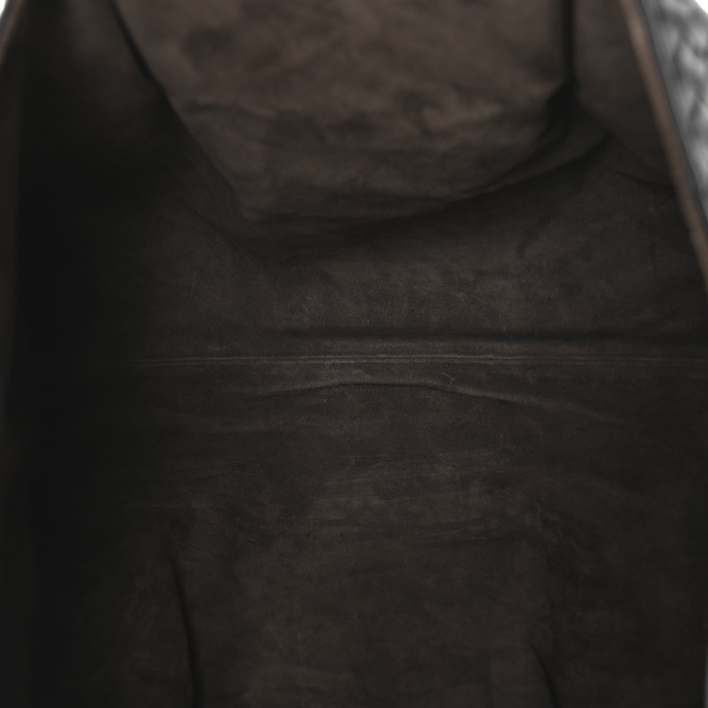Calfskin Intrecciato Large Pinacoteca Reversible Tote Black Fondant