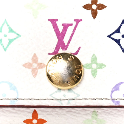 Louis Vuitton Monogram Multicolor Multicles 4 Key Holder White Litchi 9 of 13