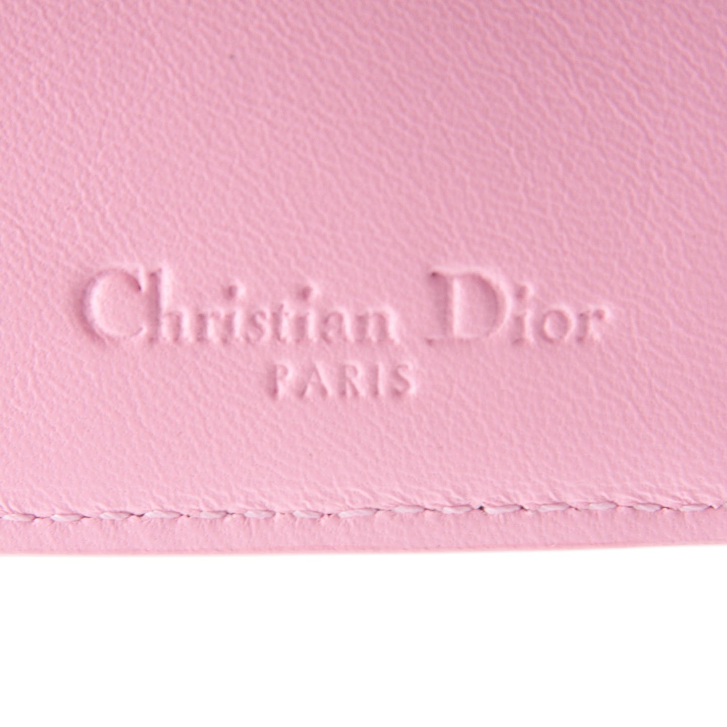 Lambskin Cannage Lady Dior Card Holder Black