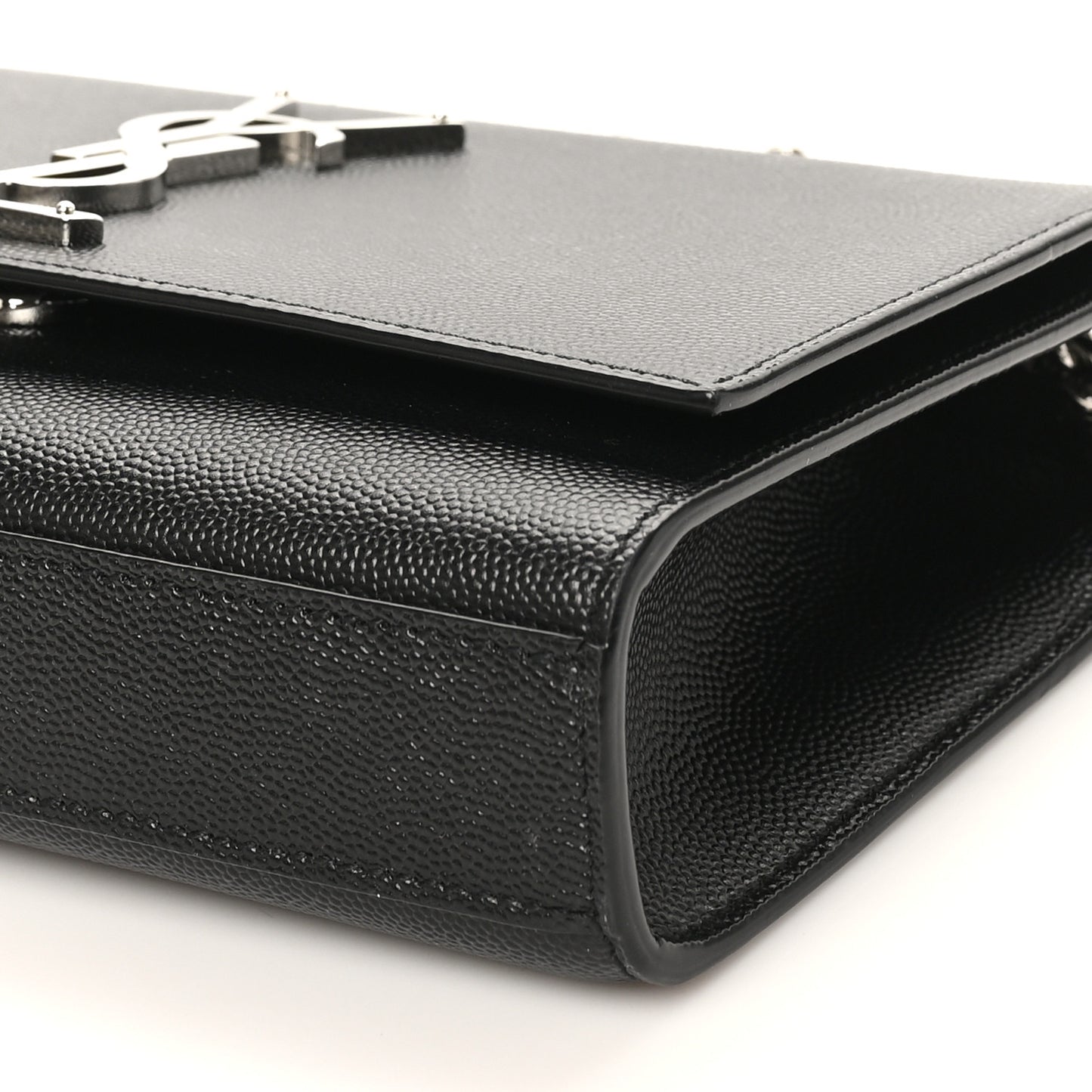 Grain De Poudre Small Classic Monogram Kate Satchel Black