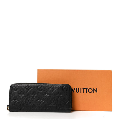Louis Vuitton Empreinte Clemence Wallet Black 9 of 9