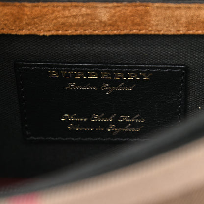 Burberry Grainy Calfskin Vintage Check Small Macken Crossbody Bag Crimson 7 of 14