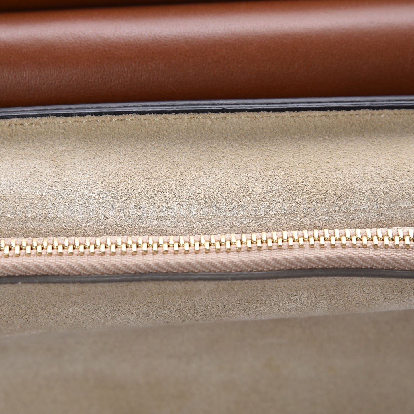 Suede Calfskin Medium Faye Shoulder Bag Tobacco