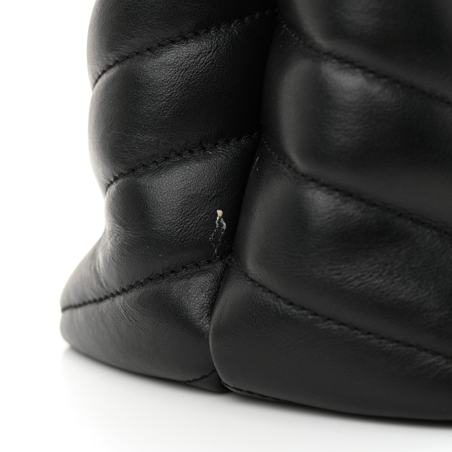 Saint Laurent Calfskin Y Quilted Monogram Medium Loulou Chain Satchel Black 15 of 16