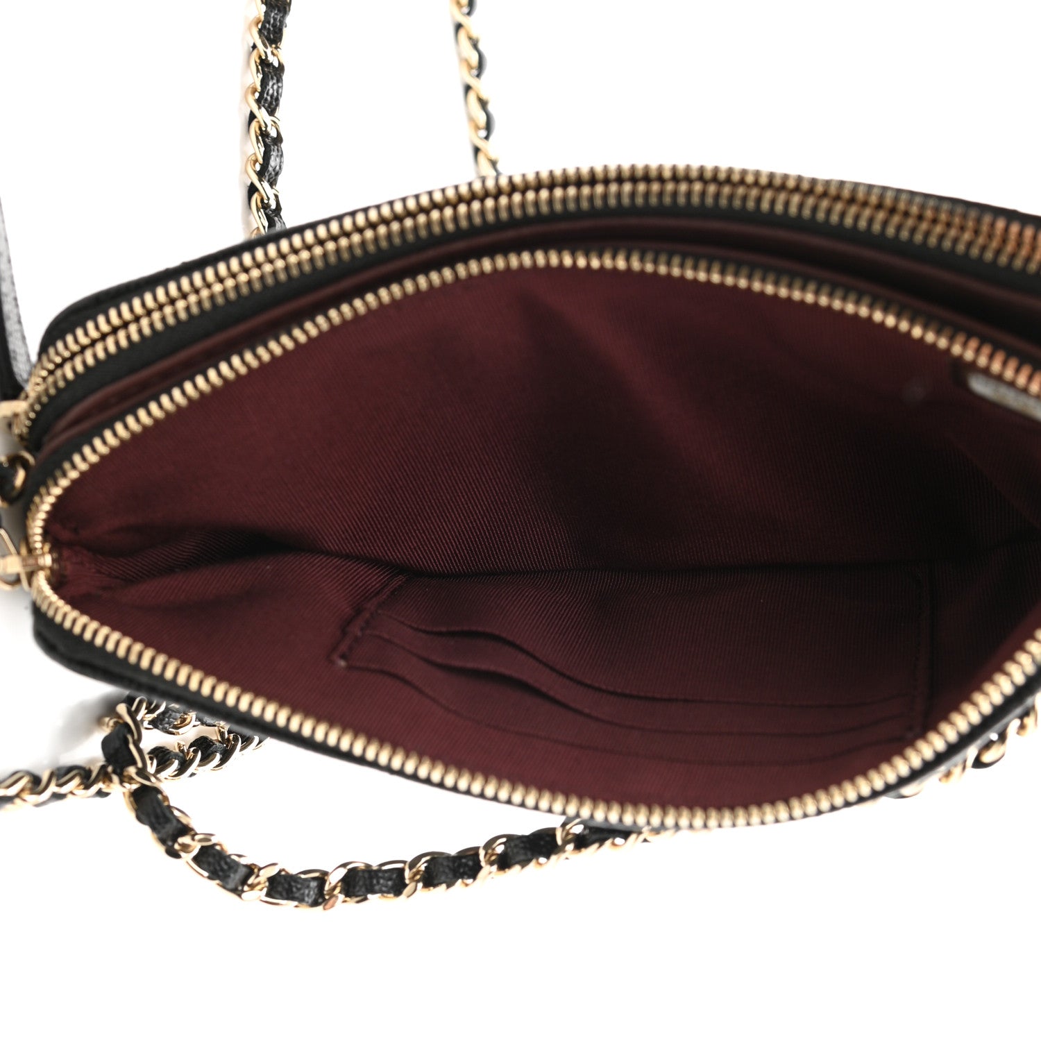 Chanel Caviar Quilted Small Clutch With Chain Black 5 of 12