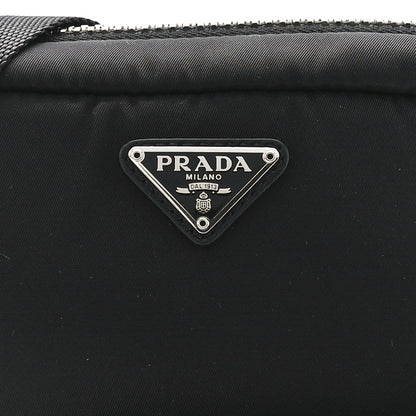 Prada Tessuto Soft Nylon Small Convertible Crossbody Wristlet Black Fuoco 8 of 11