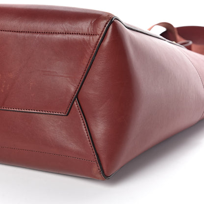 Celine Natural Calfskin Sangle Bucket Bag Red Wood 8 of 18