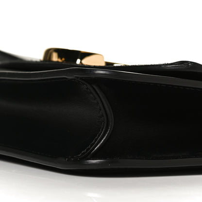 Chloe Calfskin Suede C Clutch With Chain Black 10 of 10