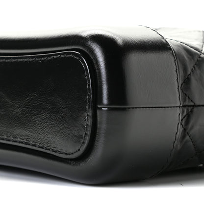 Chanel Aged Calfskin Quilted Small Gabrielle Hobo Black 6 of 10