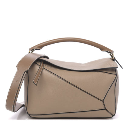 Loewe Calfskin Medium Puzzle Bag Sand Mink 1 of 9